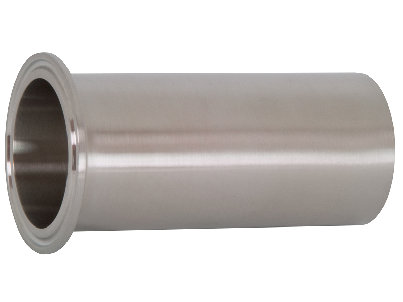 2.5" Tygon Hose Clamp Adapter 316L